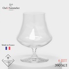Набор бокалов для бренди Chef&Sommelier OPEN UP, 390 мл, 6 шт., хрустальное стекло - Фото 1