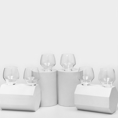 Стаканы для виски Chef&Sommelier OPEN UP, 380 мл, набор 6 шт., хрустальное стекло, прозрачные