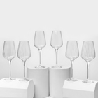 Набор бокалов для вина SYMÉTRIE, 450 мл, хрустальное стекло, 6 шт - фото 4468870