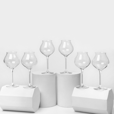 Набор бокалов для вина MACARON FASCINATION, 400 мл, хрустальное стекло, 6 шт