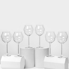 Набор бокалов для вина MACARON, 600 мл, хрустальное стекло, 6 шт - фото 12391063