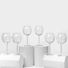 Набор бокалов для вина MACARON, 400 мл, хрустальное стекло, 6 шт - фото 12391065