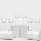 Набор бокалов для вина MACARON FASCINATION, 300 мл, хрустальное стекло, 6 шт - фото 321765549