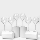Набор бокалов для вина SWAN, 860 мл, хрустальное стекло, 6 шт - фото 321765565