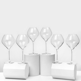 Набор бокалов для вина SWAN, 860 мл, хрустальное стекло, 6 шт