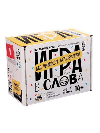 Настольная игра «Игра в слова», 100 карт, 14+