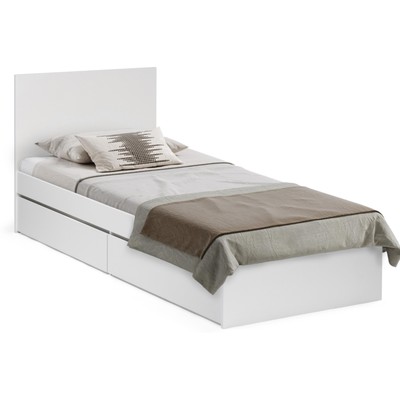 Кровать Мадера ЛДСП, белый 900х2000