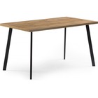 Дуб вотан/черный матовый