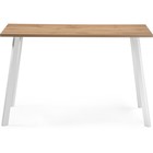 Стол деревянный Тринити Лофт металл, дуб вотан/белый 80x140x75 см - Фото 2
