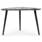 Журнальный стол Рамси мрамор серый металл, черный 60x60x41 см 10507513