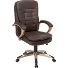 Кресло для руководителя Palamos пластик/экокожа, коричневый 63x72x104 см - фото 110624614