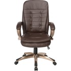 Кресло для руководителя Palamos пластик/экокожа, коричневый 63x72x104 см 10507635