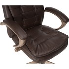Кресло для руководителя Palamos пластик/экокожа, коричневый 63x72x104 см 10507635