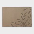 Салфетка сервировочная на стол Доляна «Росток», 45×30 см, бежевая - Фото 1