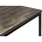 Журнальный стол Гидра металл, дуб рошелье/черный 60x60x52 см 10507665