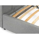 Кровать Афродита-3 с ПМ рогожка/ЛДСП, серый 1600х2000 - Фото 10