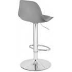 Стул барный Soft, 380×380×860 мм, метал/пластик/экокожа, цвет хром/серый - Фото 4