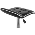 Стул барный Fera, 480×480×630 мм, метал/экокожа, цвет хром/чёрный/белый - Фото 5