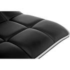 Стул барный Fera, 480×480×630 мм, метал/экокожа, цвет хром/чёрный/белый - Фото 7