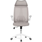 Компьютерное кресло Lokus пластик/сетка, белый/серый 66x65x114 см 10509426