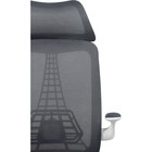 Компьютерное кресло Lokus пластик/сетка, белый/серый 66x65x114 см - фото 121575262