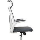 Компьютерное кресло Lokus пластик/сетка, белый/серый 66x65x114 см - фото 121575263