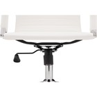 Компьютерное кресло Reus pu металл/экокожа, хром/белый 55x67x107 см - Фото 10