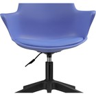 Компьютерное кресло Tulin пластик/экокожа, черный/синий 60x60x83 см - Фото 6