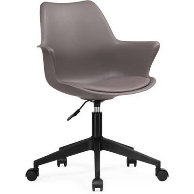 Компьютерное кресло Tulin пластик/экокожа, черный/серый 60x60x83 см