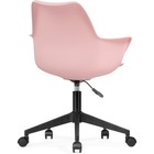 Компьютерное кресло Tulin пластик/экокожа, черный/розовый/белый 60x60x83 см 10509447