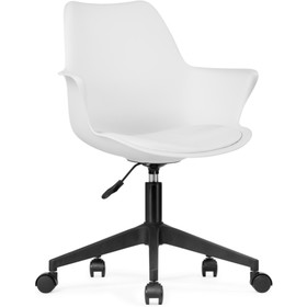 Компьютерное кресло Tulin пластик/экокожа, черный/белый 60x60x83 см 10509448