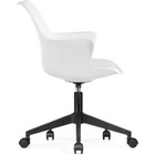 Компьютерное кресло Tulin пластик/экокожа, черный/белый 60x60x83 см - фото 121575289