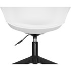 Компьютерное кресло Tulin пластик/экокожа, черный/белый 60x60x83 см - фото 121575292