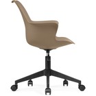 Компьютерное кресло Tulin пластик/экокожа, черный/бежевый 60x60x83 см - Фото 3