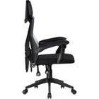 Кресло игровое Torino пластик/ткань, черный 58x60x114 см - Фото 4