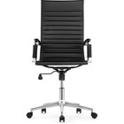 Компьютерное кресло Reus pu металл/экокожа, хром/черный 55x67x107 см - Фото 3