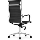 Компьютерное кресло Reus pu металл/экокожа, хром/черный 55x67x107 см - Фото 5