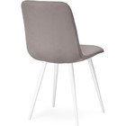 Стул на металлокаркасе Ральф металл/велюр, белый/латте 44x53x83 см  (артикул 10509496)  большой выбор товаров оптом и в розницу по низким ценам с доставкой