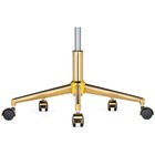 Компьютерное кресло Честер металл/велюр, золотой/латте 49x60x84 см 10509511