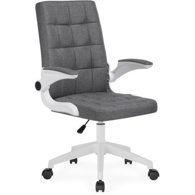 Компьютерное кресло Elga пластик/ткань, белый/серый 63x59x96 см