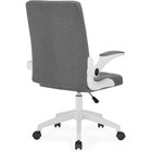Компьютерное кресло Elga пластик/ткань, белый/серый 63x59x96 см - Фото 5