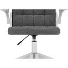 Компьютерное кресло Elga пластик/ткань, белый/серый 63x59x96 см - Фото 10