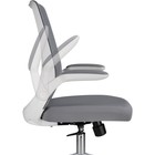 Компьютерное кресло Jimi пластик/сетка, белый/серый 68x59x100 см 10509522