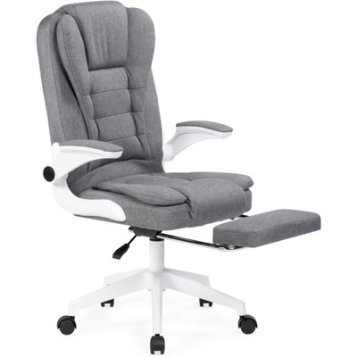 Компьютерное кресло Mitis пластик/ткань, белый/серый 62x64x103 см