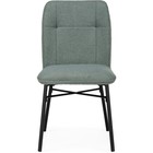 Стул на металлокаркасе Denis металл/ткань букле, черный/оливковый 46x59x87 см 10509525