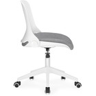 Компьютерное кресло Zarius пластик/ткань, серый/белый/серый 58x58x83 см - фото 121969653