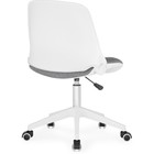 Компьютерное кресло Zarius пластик/ткань, серый/белый/серый 58x58x83 см - фото 121969654