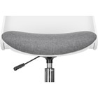 Компьютерное кресло Zarius пластик/ткань, серый/белый/серый 58x58x83 см - фото 121969657