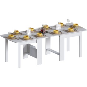 Стол деревянный Стол-книжка СтК7 ЛДСП, белый 34,2x86,6x78,5 см  (артикул 10509553)  большой выбор товаров оптом и в розницу по низким ценам с доставкой