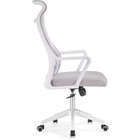 Компьютерное кресло Rino сетка, белый/серый 66x70x116 см - Фото 4